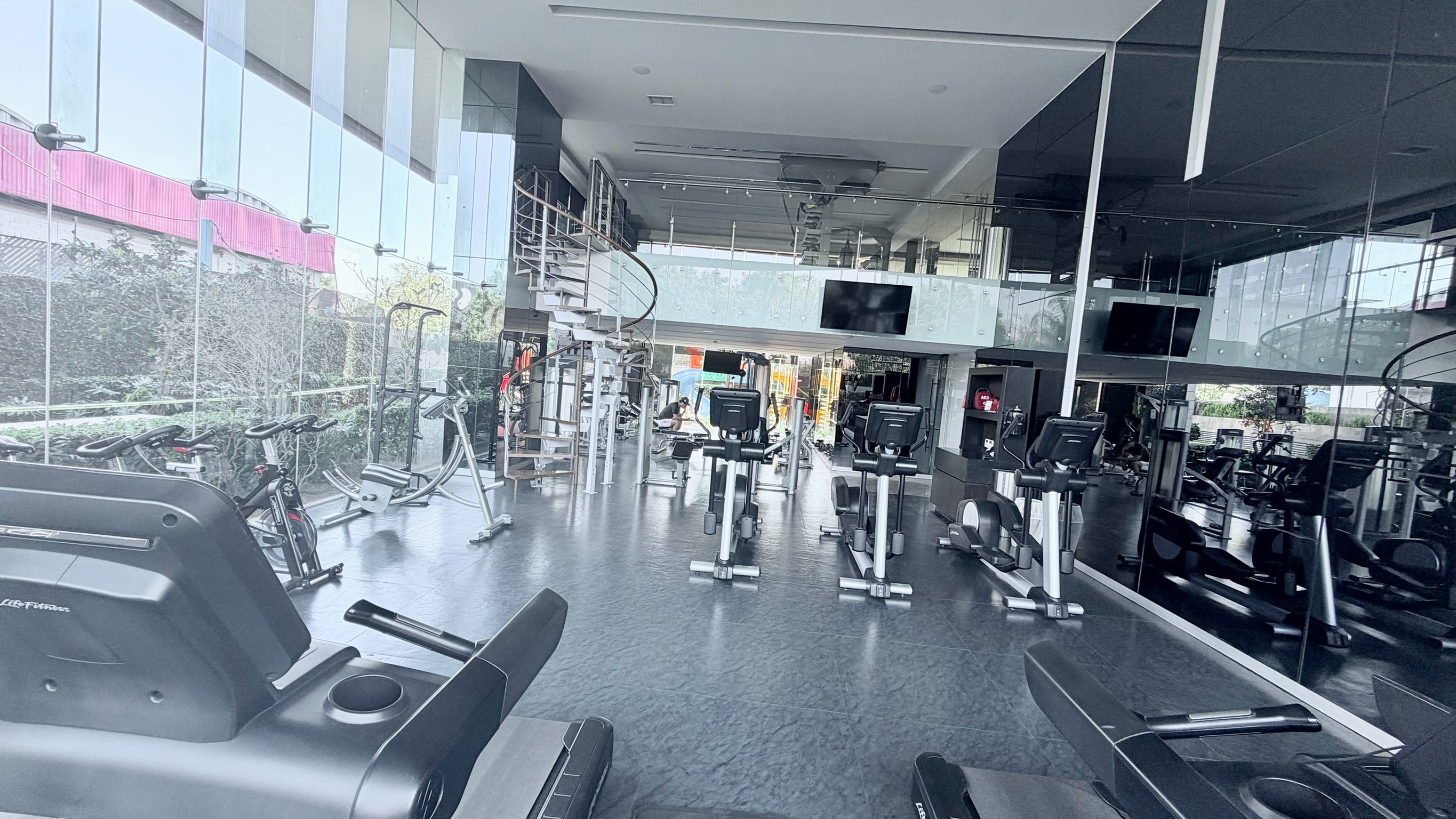 Gym still view